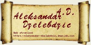 Aleksandar Dželebdžić vizit kartica
